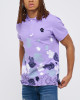 Men's Lilac Pique Polo, with Camoflague Print and Fusilier LDN Velvet Logo