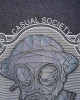 Men's Tee shirt, Black Jersey Crew Neck Fusilier Logo X Casual Society Collab