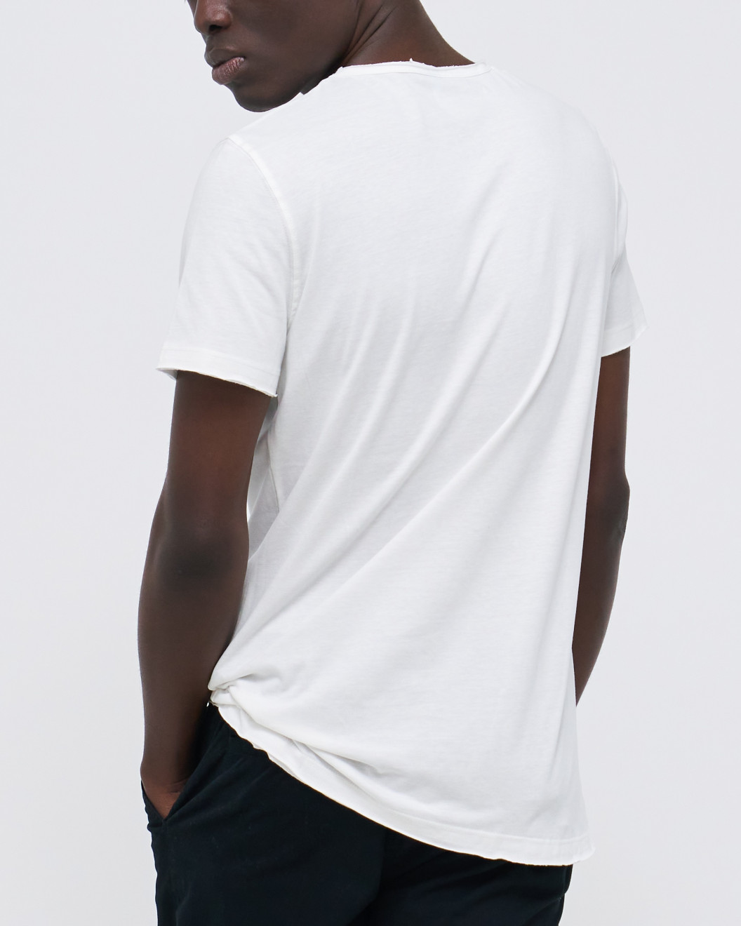 Men's Tee shirt, White Jersey Crew Neck, Fusilier Logo X Casual Society Collab