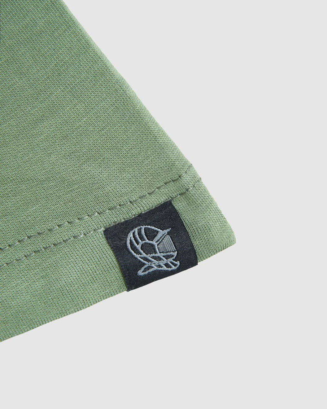 Men's Olive Green V-Neck Cotton T-Shirt, Velvet Fusilier Logo & Fusilier Camoflage Print