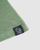 Men's Olive Green V-Neck Cotton T-Shirt, Velvet Fusilier Logo & Fusilier Camoflage Print