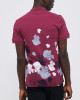 Men's Bordeux Pique Polo, with Camoflague Print and Casual Society Velvet Logo