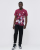 Men's Bordeux Pique Polo, with Camoflague Print and Casual Society Velvet Logo