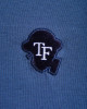 Men's Hazel Blue V-Neck T-Shirt, Velvet Fusilier Logo & Camoflage Fusilier Print